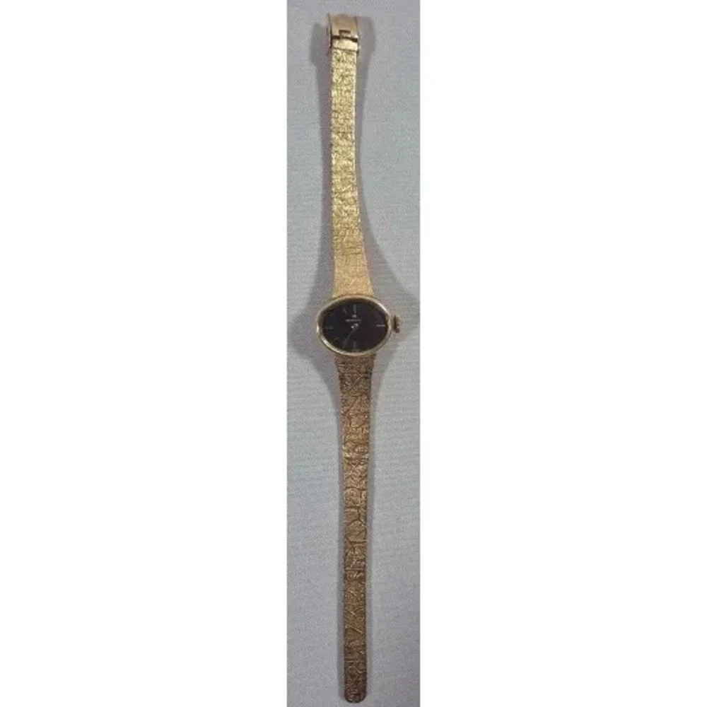 Vintage Hamilton 10K RGP Oval Case Manual Wind Ladies Watch